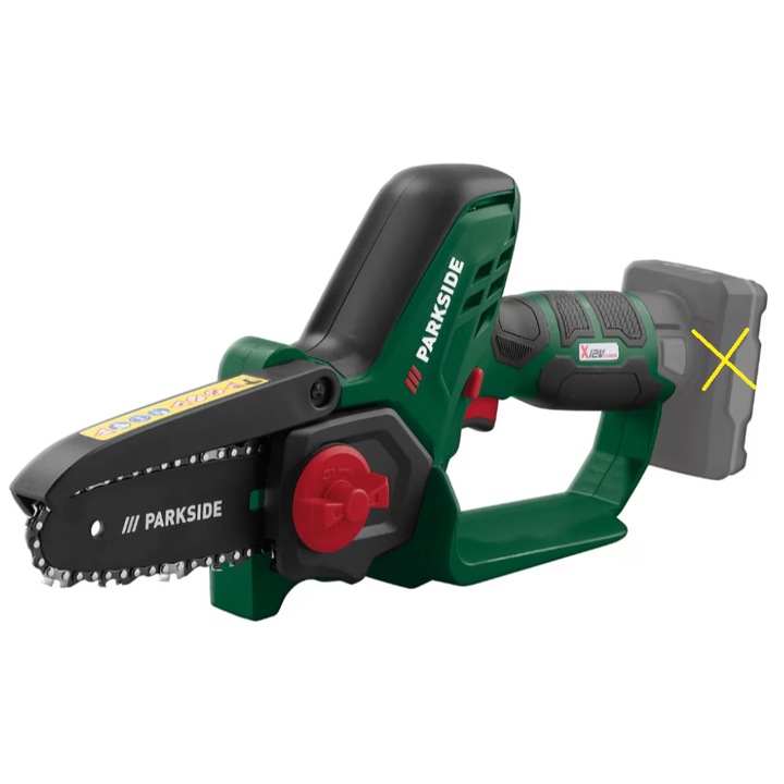 Mini ferastrau cu lant pe acumulator 12 V, PARKSIDE PGHSA 12 C3, fara baterie si fara incarcator