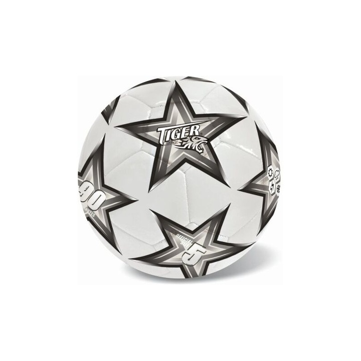 Star Toys futball labda, szürke/fehér, 5-ös méret
