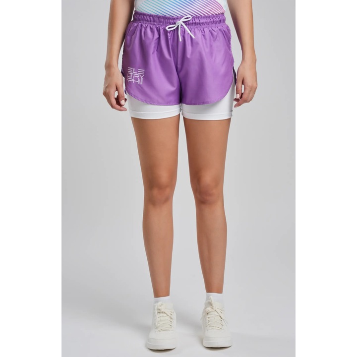 Noi ELECTRYPHY Elevate rovidnadrag, Mályvaszín