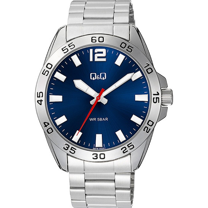 Мъжки часовник Q&Q Q87B, Сребрист