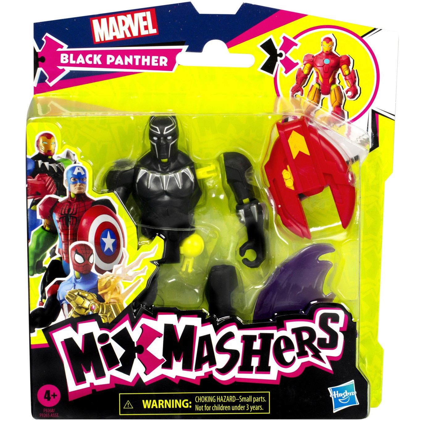 Figurina Marvel Mix Mashers - Black Panther, 12 cm