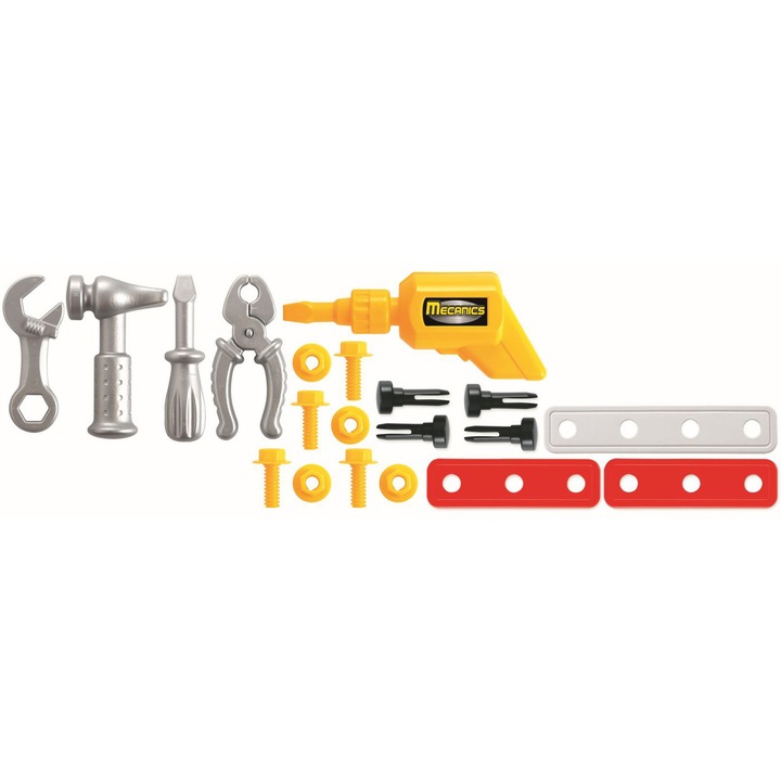 Set de joaca Ecoiffier - Instrumente mecanic, 20 piese