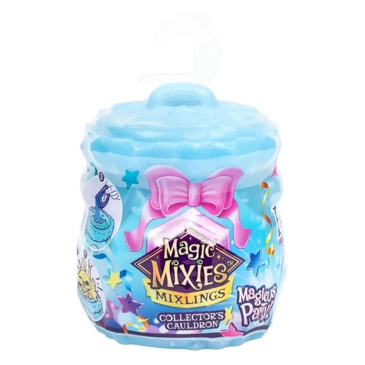 Figurina Magic Mixies Mixlings S4 Set cu Kazan - 1 bucata, 30 Mixlings diferite, 5 ani+