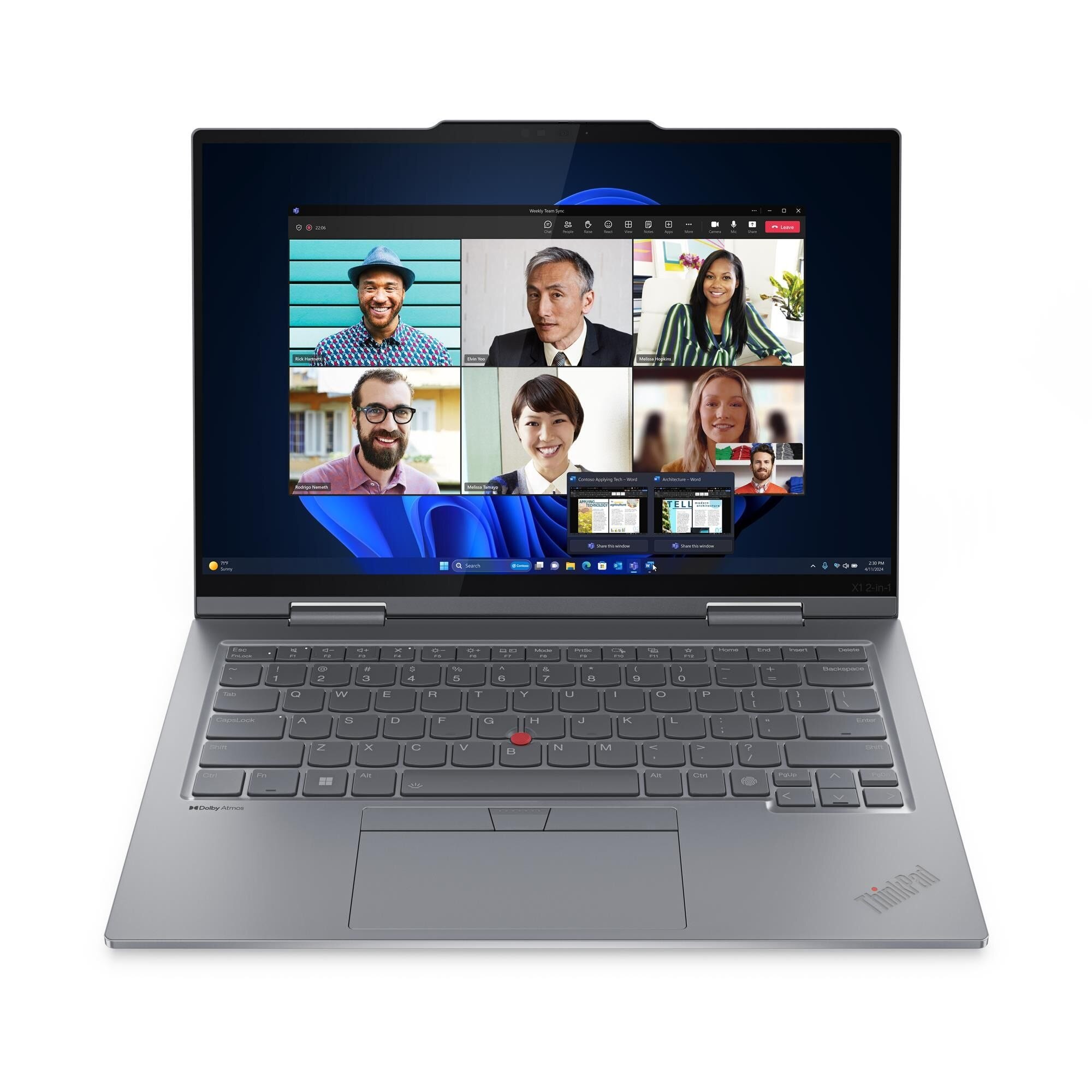 Laptop Lenovo ThinkPad X1 2-in-1 Gen 9 21KE0043PB, 14 inch 1920 x