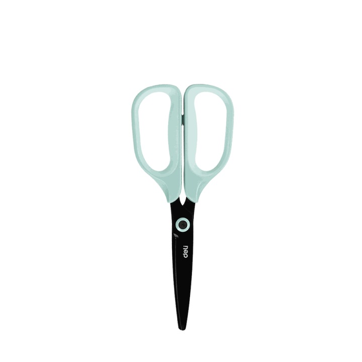 Foarfeca Deli 17.5cm, verde
