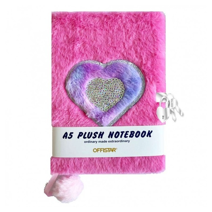 Agenda GAMA BRANDS Loutrino Emerologio me Kleidaria Kardia Roz A5