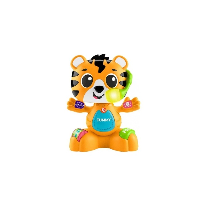 Jucarie interactiva bebelusi, Fisher Price, invatare culori si numere, multicolor