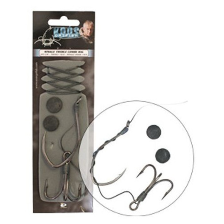 Montura pentru pescuit somn, wizard, ancora 4/0 + carlig 6/0, fir textil