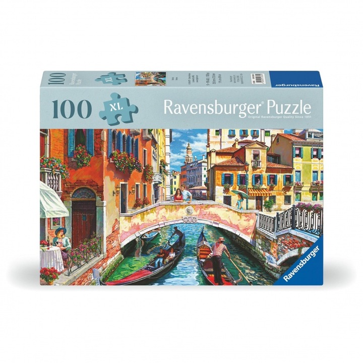 Пъзел Ravensburger 100 части XXL Венеция, многоцветен