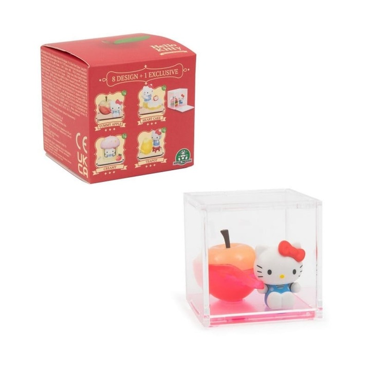 Figurina surpriza Hello Kitty Big Apple Workshop, 8+1 modele, multicolor, pentru 6 ani+, 1 bucata