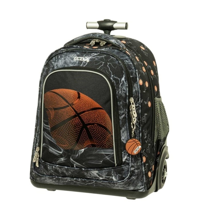 Ghiozdan Troler Polo Mover, 2 compartimente, 30L, 43x36x26cm, multicolor