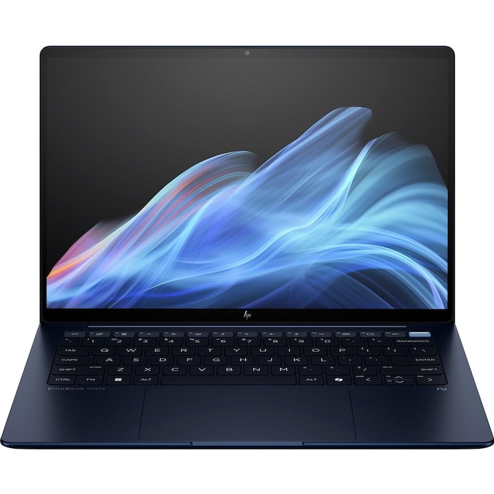 HP EliteBook Ultra G1i B9ZW8ET laptop, 14 hüvelykes 2880 x 1800, Intel 228V 8 C / 8 T, 2.1 GHz - 4.5 GHz, 8 MB gyorsítótár, 32 GB RAM, 512 GB SSD, Intel Graphics, Windows 11 Pro, Kék