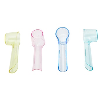 Set de 4 huse de protectie pentru periute electrice Oral-B, colorate