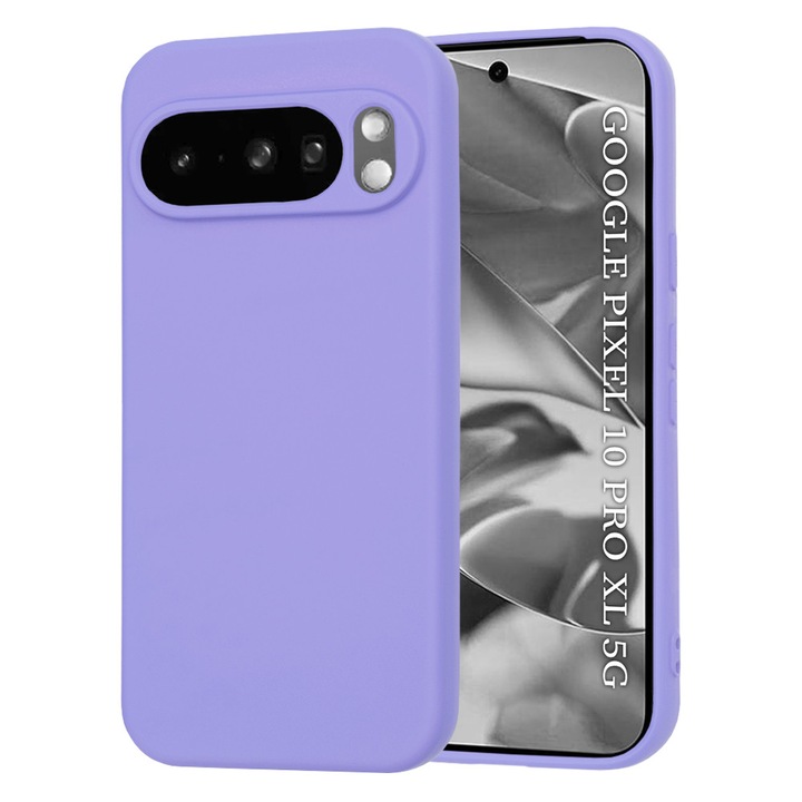 Husa pentru Google Pixel 10 Pro XL, SoftFlex, S43, Panza, Light Purple