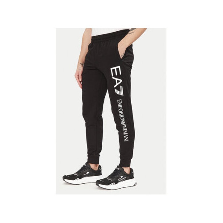 Pantaloni de trening barbati Ea7 Emporio Armani, 7M000571 AF13512, Negru