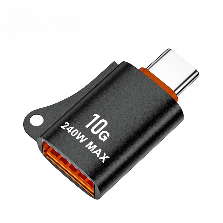 Adaptor OTG USB-C la USB 3.0 6cm-Negru