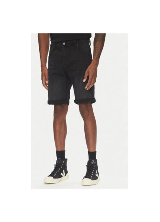 Mustang férfi farmer rövidnadrág, 1016347, pamut/poliészter, 29 US, fekete