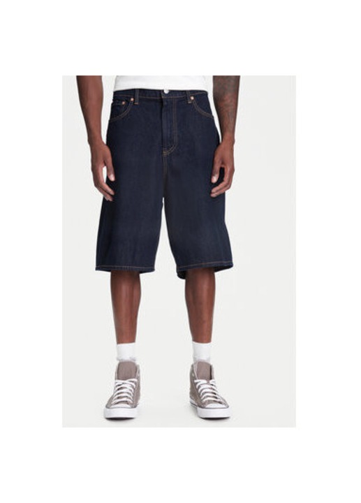 Pantaloni scurti din denim barbati Gap, 774578-00, Bumbac, Bleumarin, Bleumarin