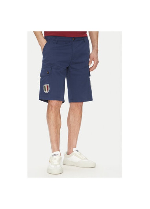 Aeronautica Militare ferfi rovidnadrag, 251BE257CT3510, pamut, sotetkek, Tengerészkék