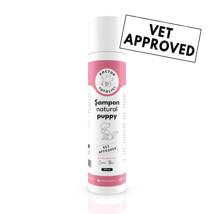 Sampon natural puppy Doctor Totolici, 250 ml