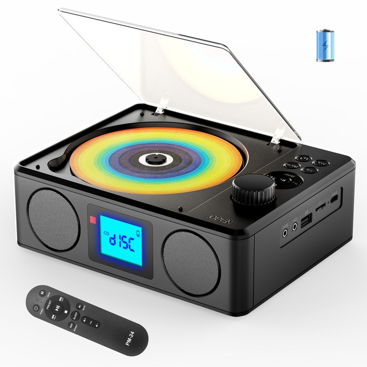 CD плейър с високоговорители и дистанционно управление