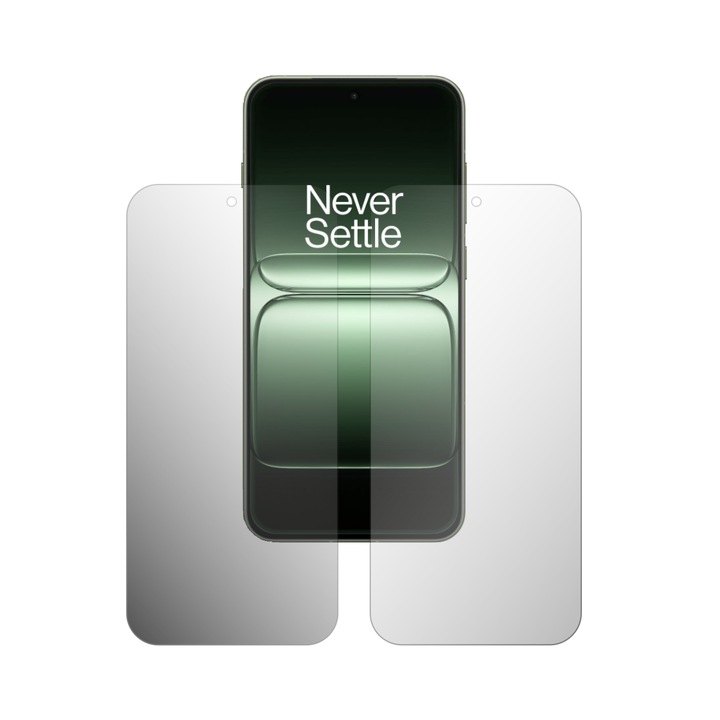 Комплект от 2 протектора за екран Folie24, за OnePlus 13s, 1X ултрапрозрачен + 1X матов, покритие за цялото изображение, самозалепващи се, гъвкави със саморегенерация