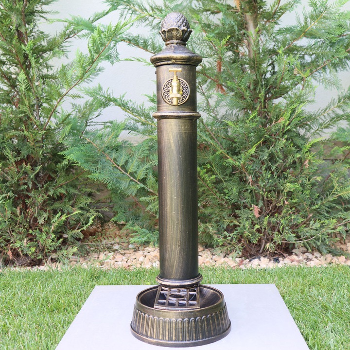 Cismea de gradina aluminiu Kala, negru-auriu