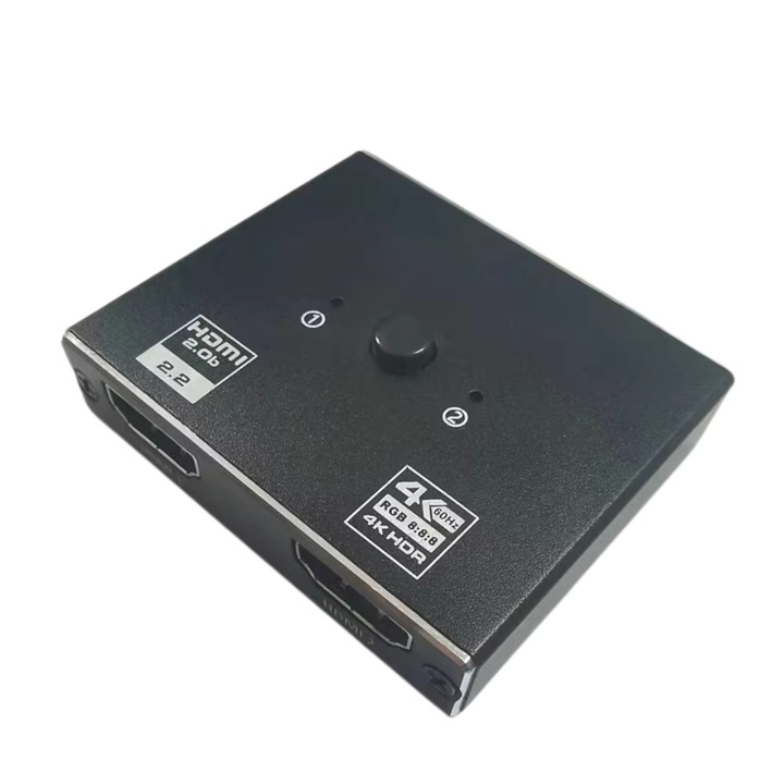 Comutator HDMI eRDX® – 2 In 1 Out / 1 In 2 Out, 4K 60Hz, Switch Bi-Directional, HDMI 2.0b, HDCP 2.2