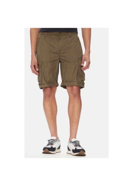 Aeronautica Militare ferfi rovidnadrag, 251BE250CT3501, pamut, khaki, Khaki