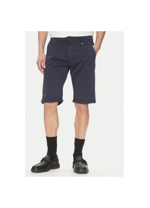 Karl Lagerfeld Férfi Rövidnadrág, 265812 552829, Pamut/Elasztán, Sötétkék, Tengerészkék