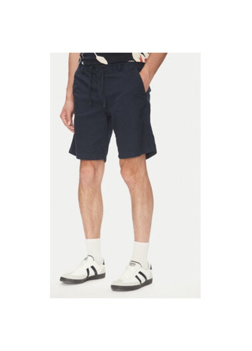 Jack Jones Ferfi Rovidnadrag, 12274968, Pamut/Len, Sotetkek, Tengerészkék