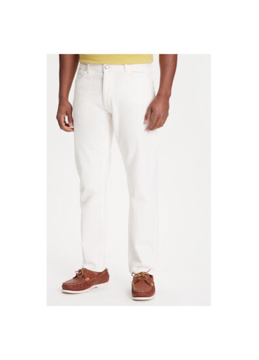 United Colors Of Benetton ferfi nadrag, 4RZVUE01W, pamut, ekru, Ekrü