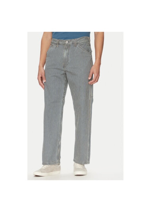 Levi's Férfi Nadrág S, 55849-0058, Pamut, Fehér/Fekete, Fehér/Fekete
