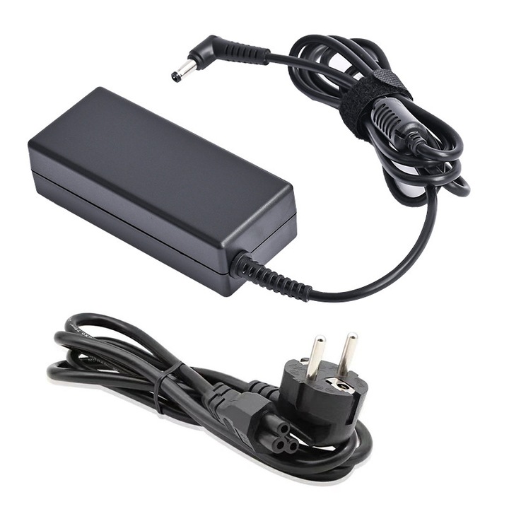 Laptop töltő 65W 19V 3.42A fekete 4.0x1.35mm
