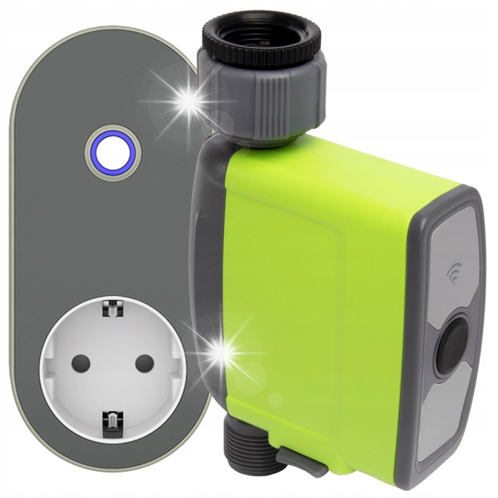 TUYA Wi-Fi интелигентна градинска напоителна система, 4x1.5V, IP54, Wesmartify