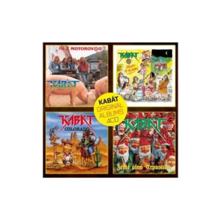 4CD Kabát: Original 4CD Albums