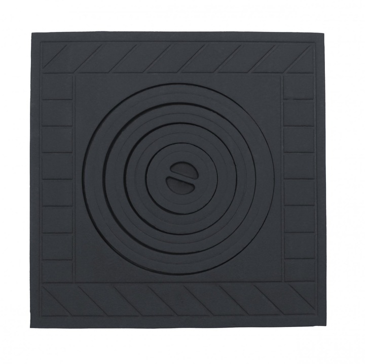 Plita din fonta 400x400, model linii