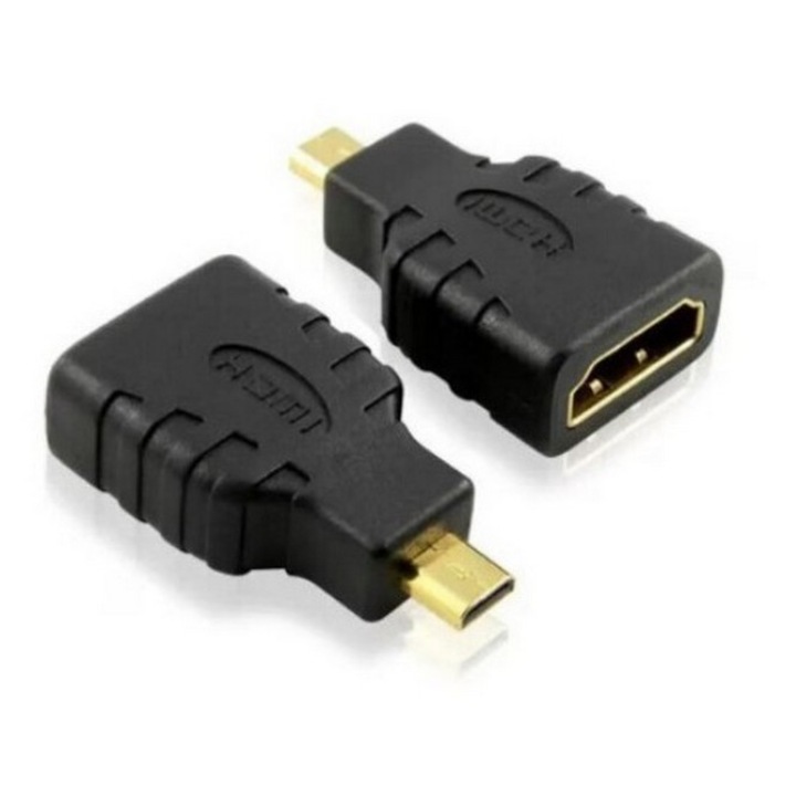 Adaptor SkyTechs® de la HDMI Mama - Micro HDMI Tata folosit pentru tablete, telefoane, laptopuri