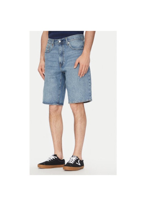 Pantaloni scurti din denim barbati Levi S, 001JM-0005, Bumbac, Albastru, Albastru