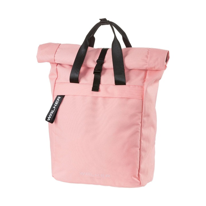 Rucsac Classic Roll Top Pink Sand, Walker by Schneiders, 29 x 40 x 15 cm, 20-23 L, roz