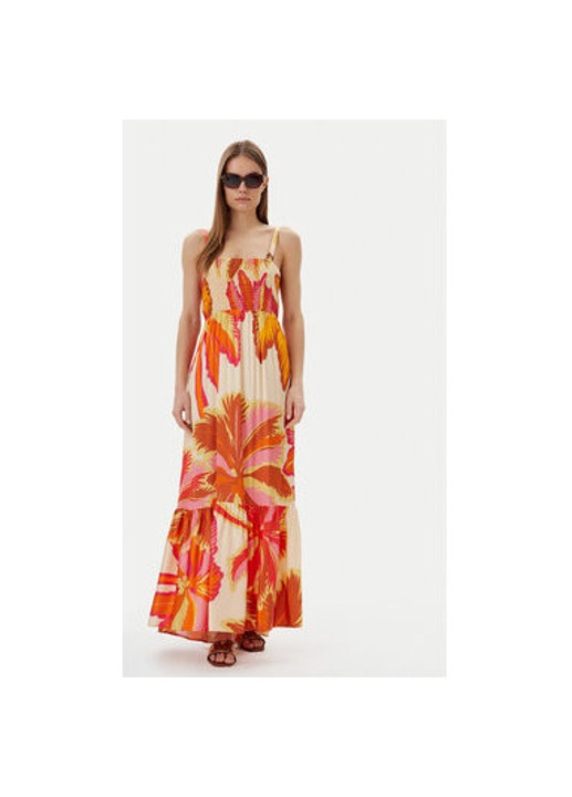 Maaji női nyári ruha, PT2707CLD001, viszkóz, narancssárga, Narancssárga
