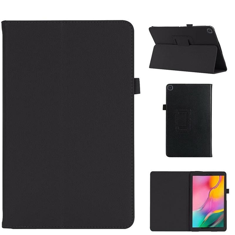 Husa roz pentru Samsung Galaxy Tab A9 Plus 11'', piele ecologica si policarbonat, suport ajustabil 15°/60°, inchidere magnetica, design subtire