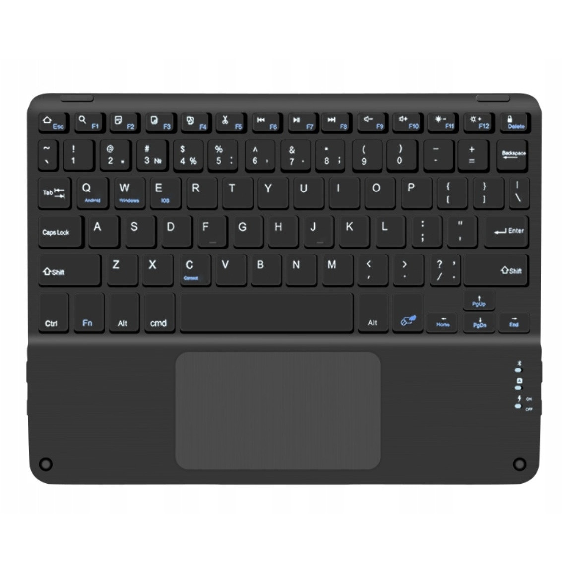 Husa rotativa 3 in 1 cu tastatura wireless si touchpad, Lenovo, Tab M11/K11/K11E, 10.95" 11", functie de suport, design elegant, acces la toate porturile, material: piele ecologica, culoare: negru, setul include: husa si tastatura, caracteristic