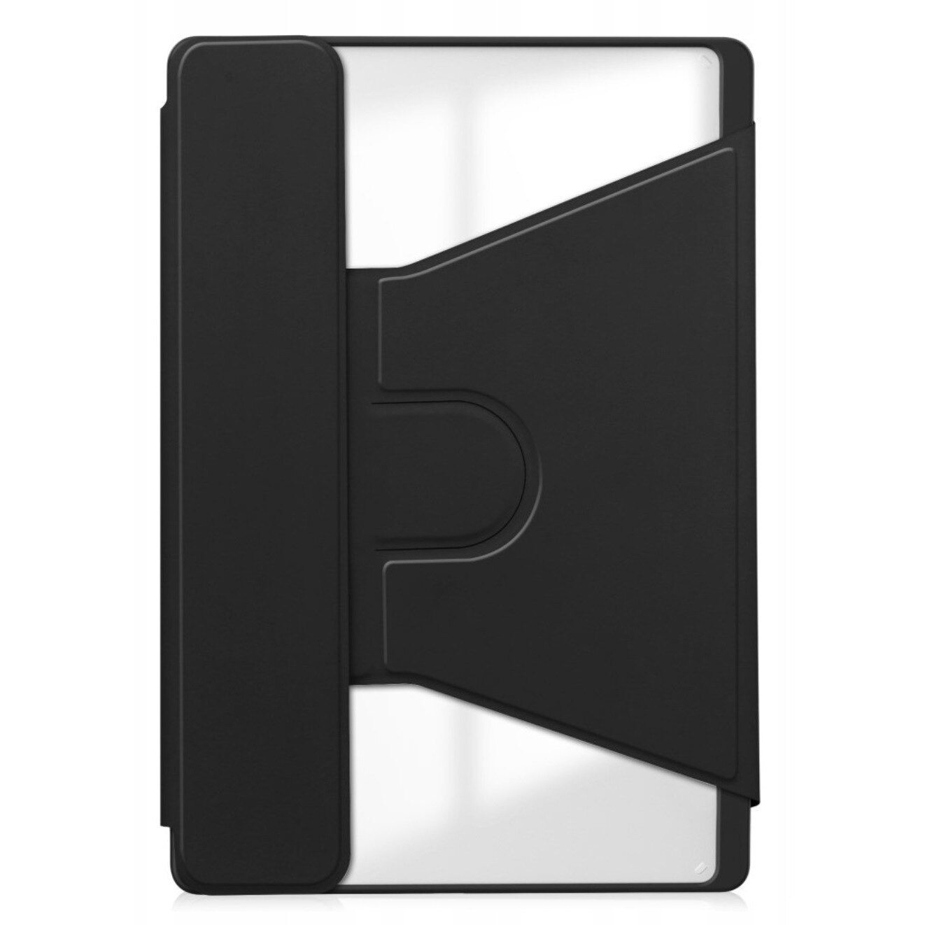 Husa rotativa 3 in 1 cu tastatura wireless si touchpad, Lenovo, Tab M11/K11/K11E, 10.95" 11", functie de suport, design elegant, acces la toate porturile, material: piele ecologica, culoare: negru, setul include: husa si tastatura, caracteristic
