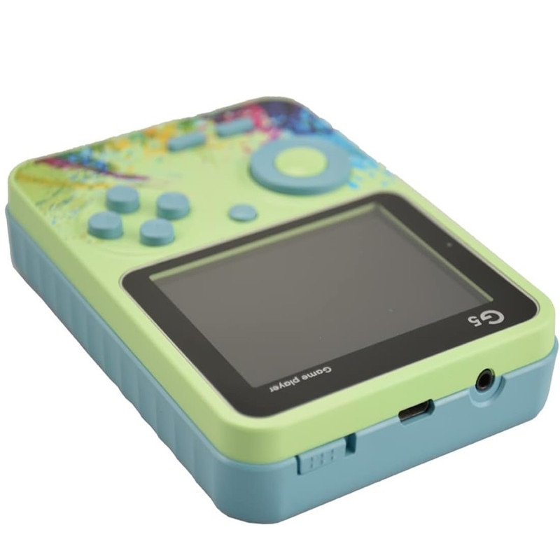 Consola Portabila, ecran LCD, mai mult de 500 de jocuri, joc dublu, conexiune TV de sprijin, verde