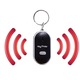 Breloc cu functie de gasire a cheilor, activat prin sunet sau fluier - semnal sonor si luminos, LRTM, negru-argintiu, set de 2