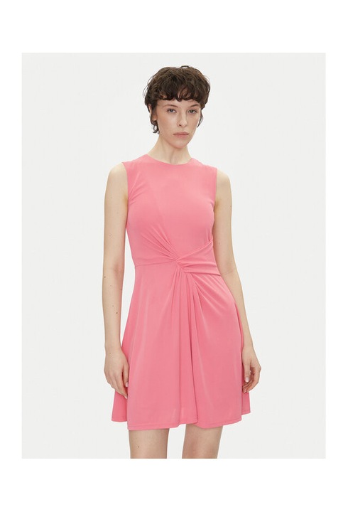 Дамска рокля Silvian Heach, GPP25331VE, Полиестер/Еластан, Розов, Розово