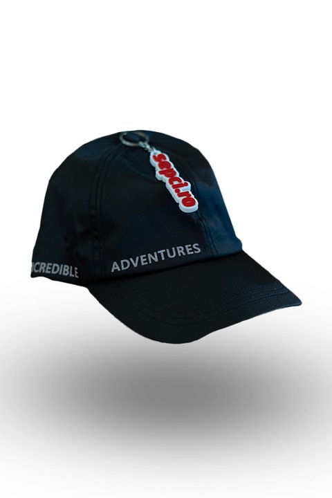 Sapca barbati BASIC, bumbac, reglabila, vizor anti-soare, negru