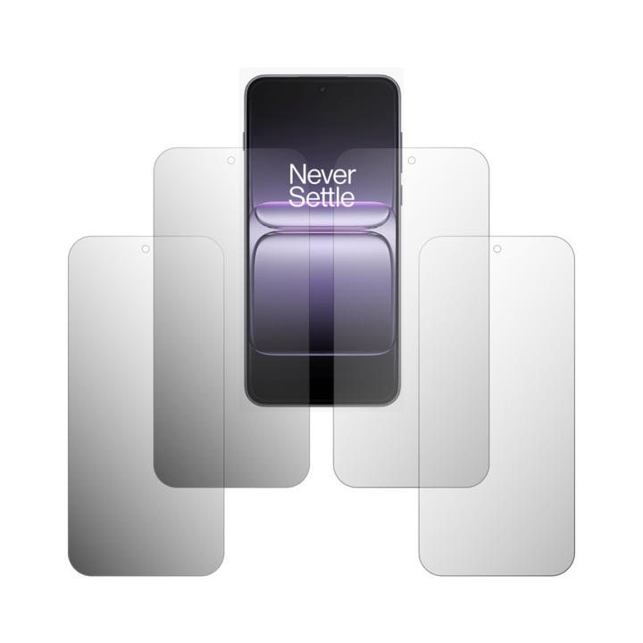 Комплект от 4 протектора за екран Folie24, за OnePlus Nord 5, 2X ултрапрозрачни + 2X матови, пълно покритие на дисплея и подходящи за калъф, самозалепващи се, гъвкави със саморегенерация