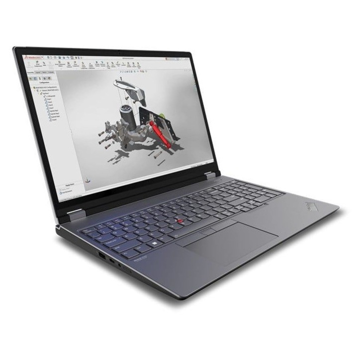 Laptop Lenovo 16'' ThinkPad E16 Gen 2, WUXGA IPS, Procesor AMD Ryzen™ 7 7735HS (16M Cache, up to 4.75 GHz), 8 cores, 64GB DDR5, 8 TB SSD, AMD Radeon 680M, No OS, Black